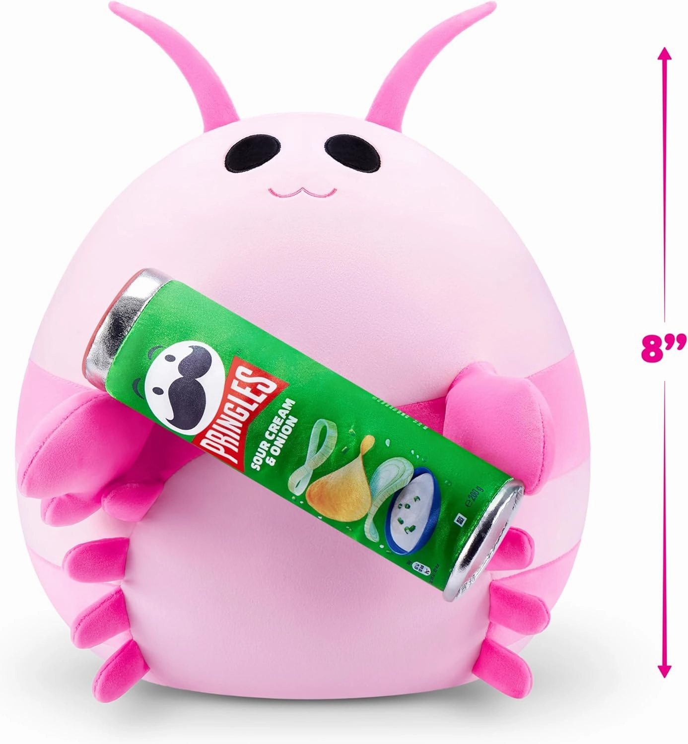 Snackles Series 2 Shrimp & Pringles 16 Inch Plush by ZURU, Ultra Soft Plush, Collectible Plush with Real Licensed Brands, Stuffed Animal, Giftable