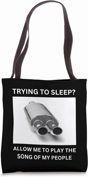 Song Of My People Motorsport Automobile Tuning Car Exhaust Tote Bag