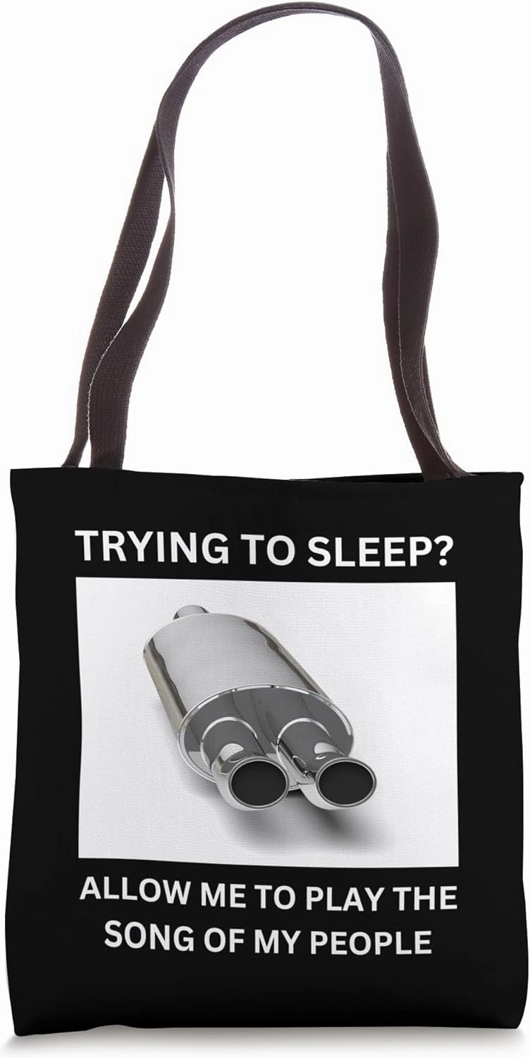 Song Of My People Motorsport Automobile Tuning Car Exhaust Tote Bag