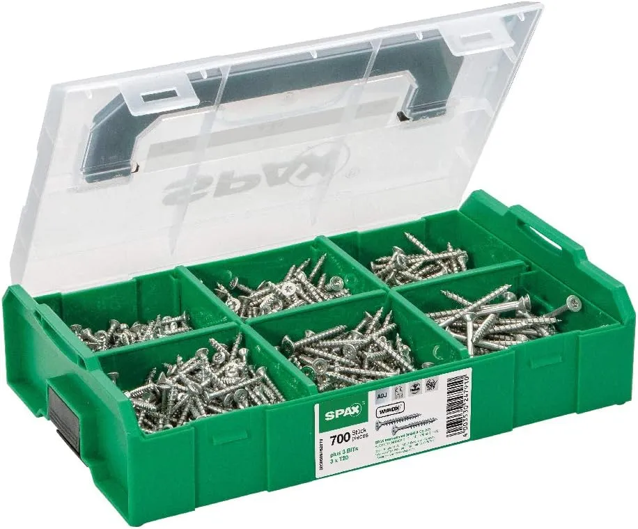 Spax Tool Case, L-BOXX, Wirox A3J, Countersunk Head T-Star Plus, 5000009162019