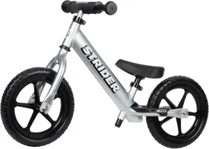 Strider 12” Pro Bike - No Pedal Balance Bicycle for Kids 1 to 4 Years - Includes Safety Pad, Padded Seat, Mini Grips & Flat-Free Tires - Tool Free