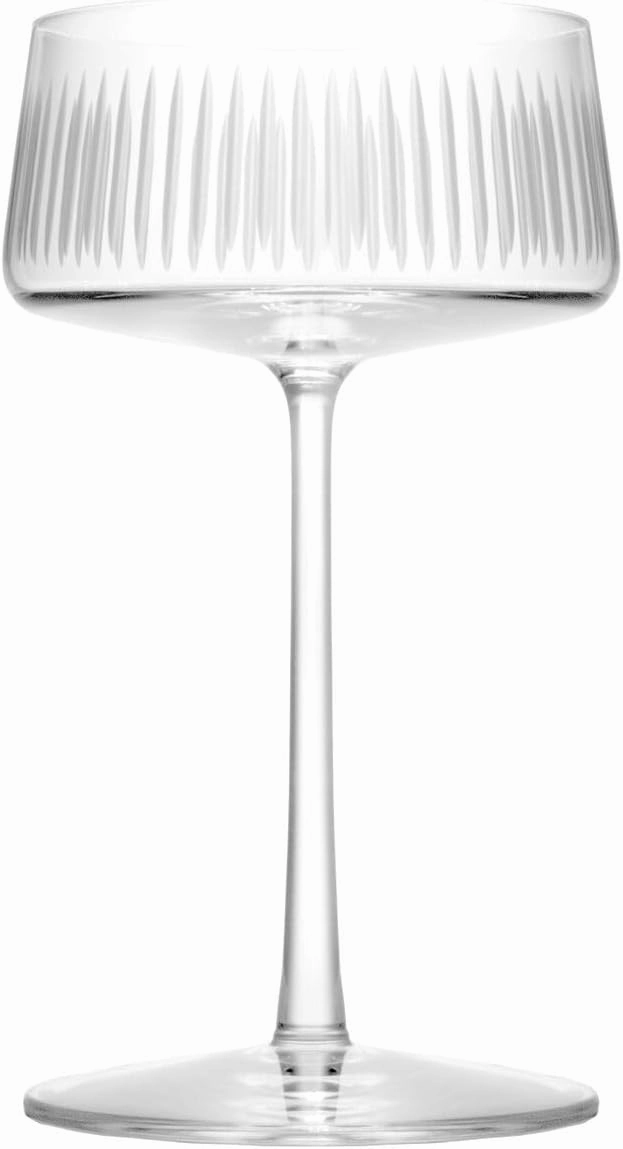 Stölzle Lausitz Soho 9.25 oz Champagne Coupe Glass - Set of 6, Dishwasher Safe Elegant Glassware for Celebrations & Cocktails - Ideal for Gifting & Entertaining for Home & Restaurant Use