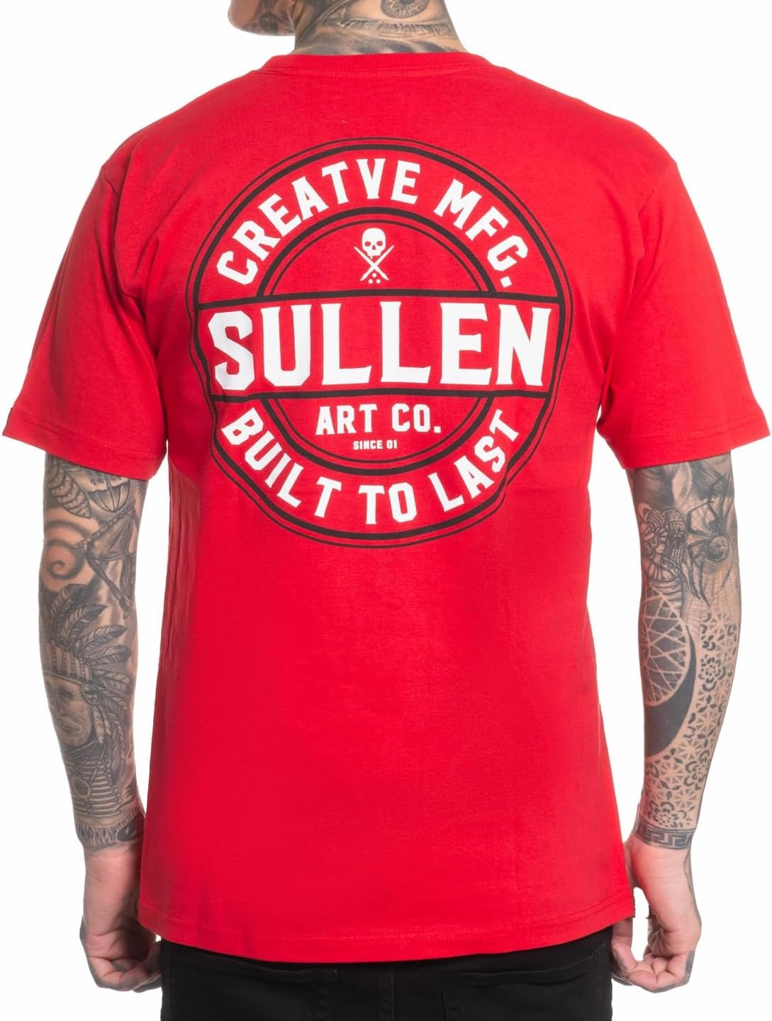 Sullen Men's Creative Corp Logo Tattoo Lifestyle Graphic Standard Short Sleeve Tee