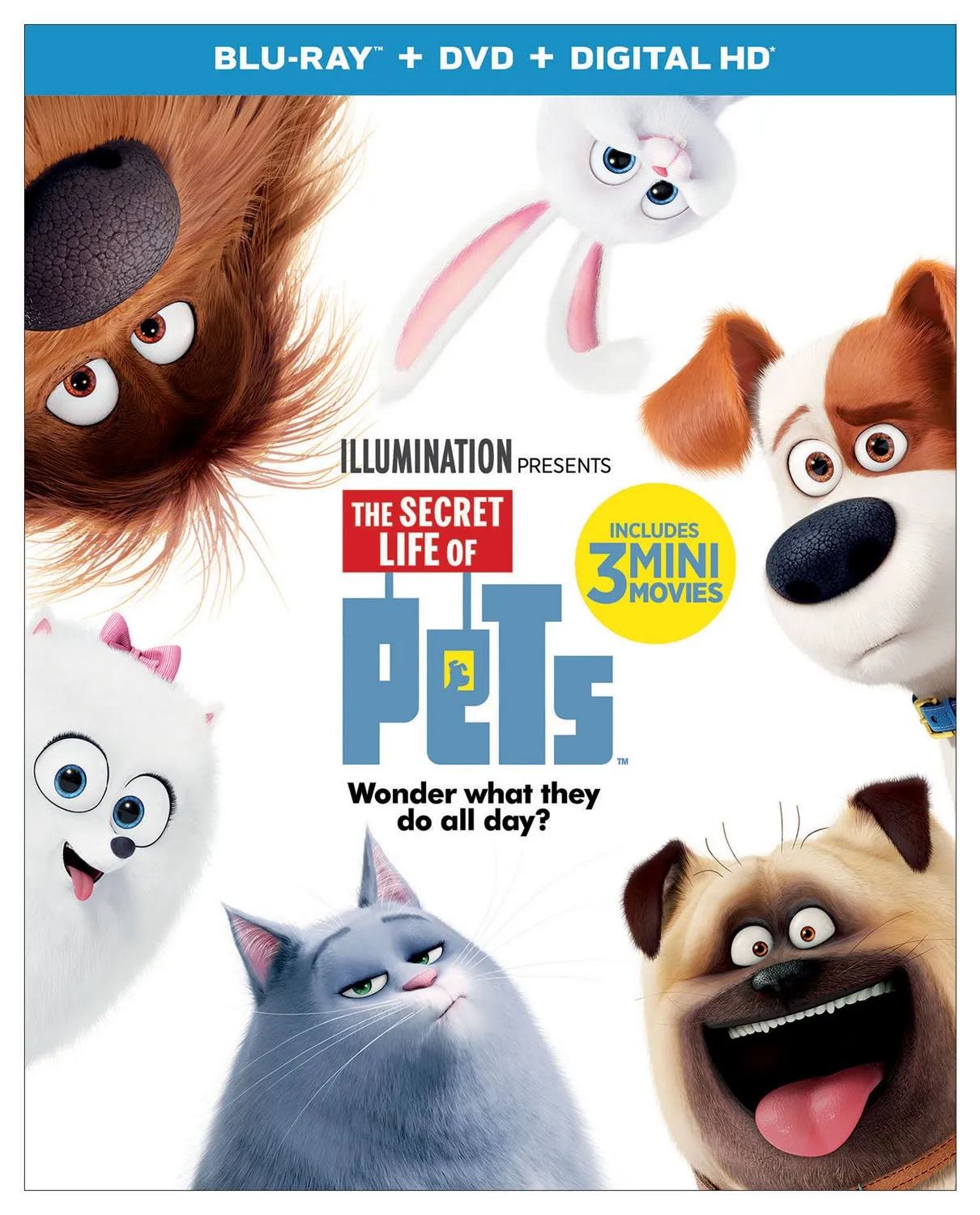 The Secret Life of Pets - Blu-ray   DVD   Digital HD   Despicable Me 3 Fandango Cash