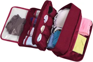 Travel Multi-function Underwear Organize Storage Bag Portable Bra Socks Lingerie Accessories Pack Cube Toiletry Bag
