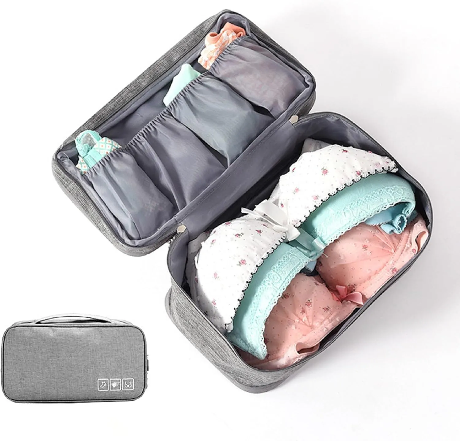 Travel Multi-function Underwear Organize Storage Bag Portable Bra Socks Lingerie Accessories Pack Cube Toiletry Bag