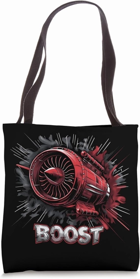 Turbolader a Boost on Turbo for cars motor booster engine Tote Bag