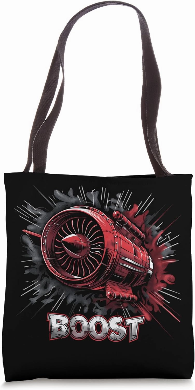 Turbolader a Boost on Turbo for cars motor booster engine Tote Bag