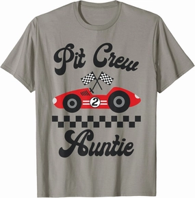 Two Fast Birthday Racing Car Auntie Of The Birthday Boy T-Shirt