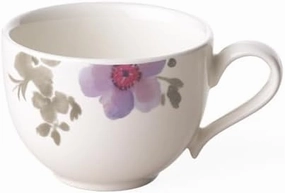 Villeroy & Boch Mariefleur Gris Basic Mocha/Espresso Cup, 80 ml, Height: 4.5 cm, Premium Porcelain, White/Multicoloured