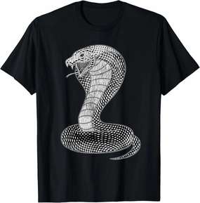 Vintage Distressed King Cobra Power Snake Muscle Car Karate T-Shirt