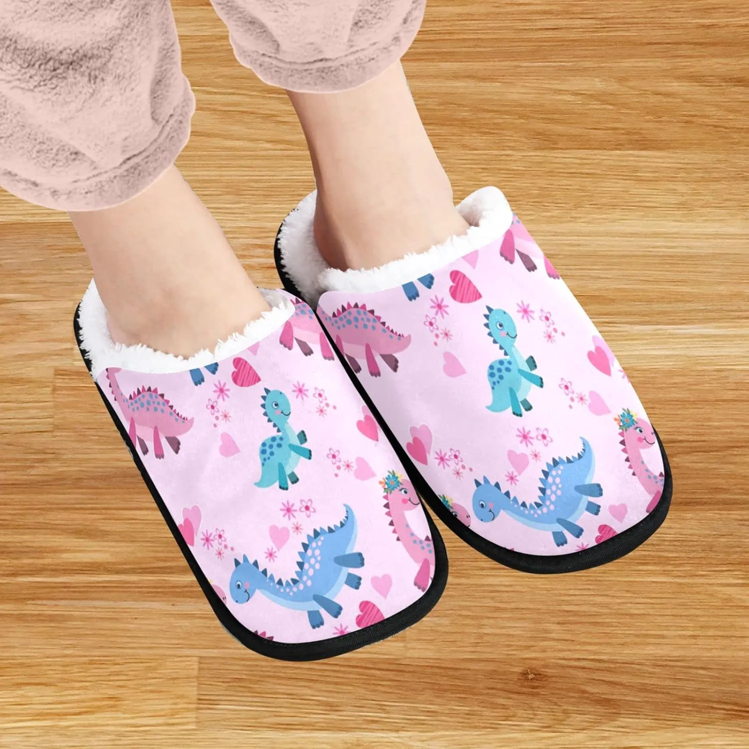 Visesunny Modern Cute Funny House Slippers for Women Men - Unisex Indoor Outdoor