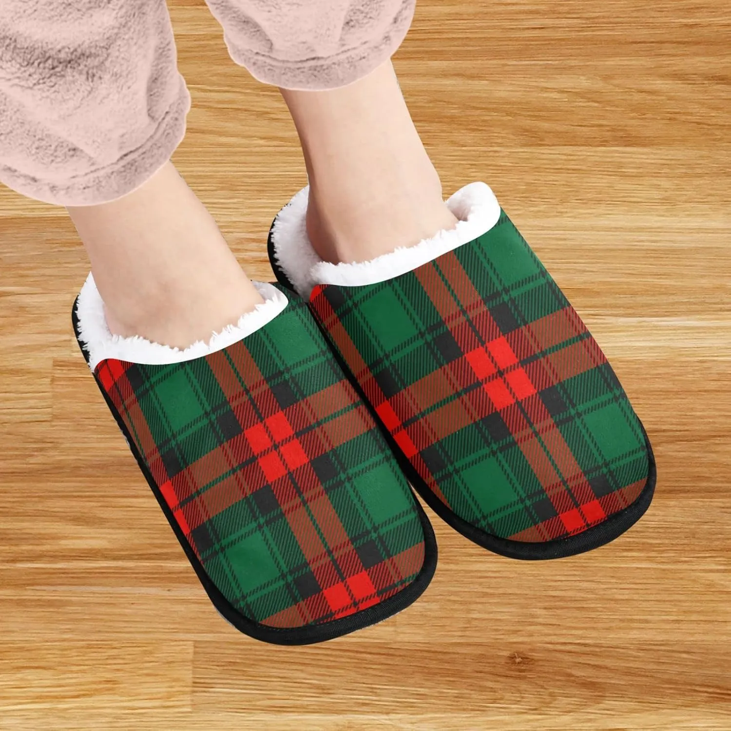 visesunny Slippers for Women Mens Winter Warm Memory Foam Cotton Home Slippers Soft Plush Fleece Slip on House Slippers for Girls Indoor Outdoor Shoes