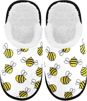 visesunny Slippers for Women Mens Winter Warm Memory Foam Cotton Home Slippers Women's House Slippers Bedroom Slippers Cozy Indoor Outdoor Shoes Unisex