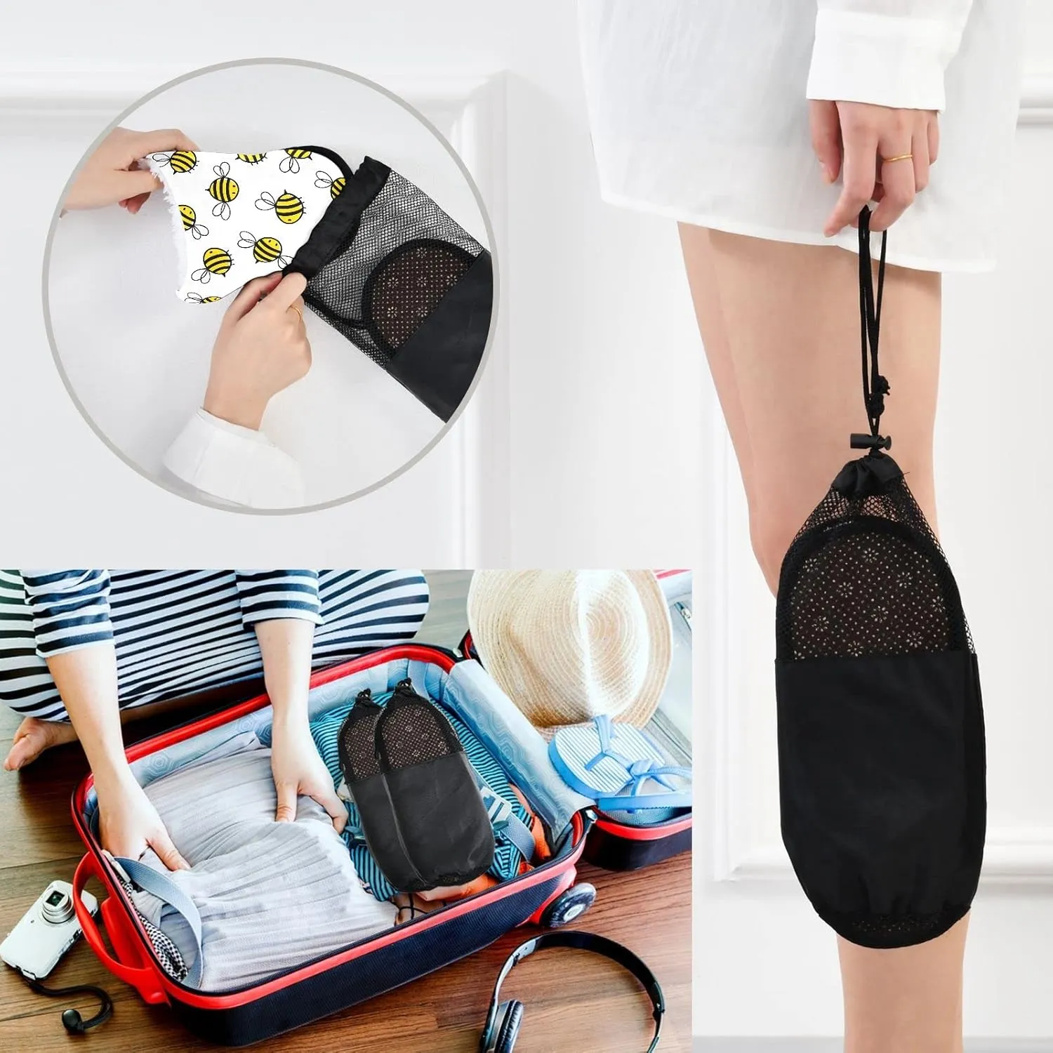 visesunny Slippers for Women Mens Winter Warm Memory Foam Cotton Home Slippers Women's House Slippers Bedroom Slippers Cozy Indoor Outdoor Shoes Unisex