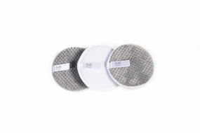 Wash the Day Away - 3 Piece Face Cleansing Pads (Gray & White)