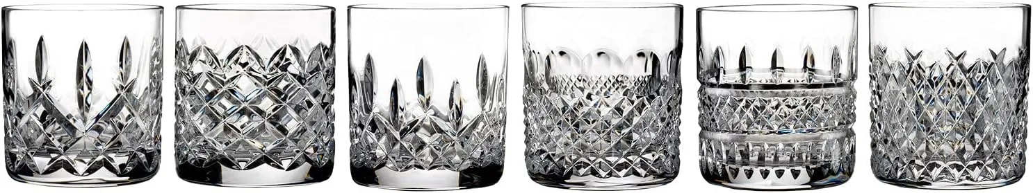 Waterford Connoisseur Lismore Heritage Straight Tumbler Set of 6