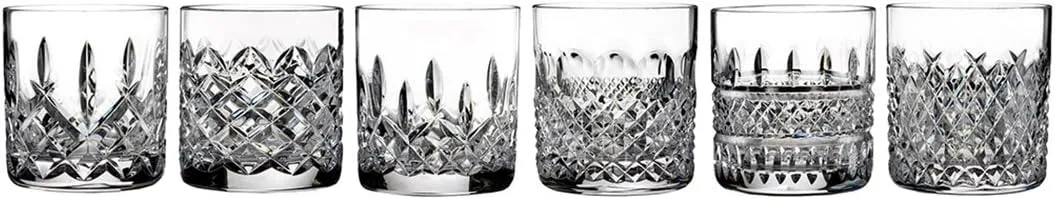 Waterford Crystal Connoisseur Lismore Heritage Straight Tumbler Set of 6