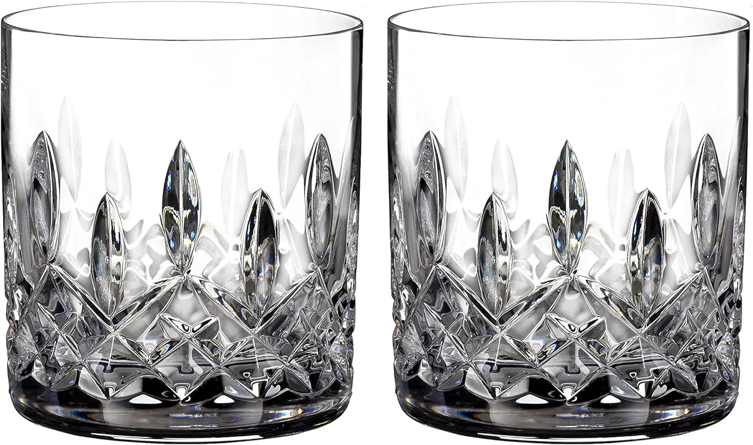 Waterford Crystal Connoisseur Lismore Straight Tumbler Set of 2