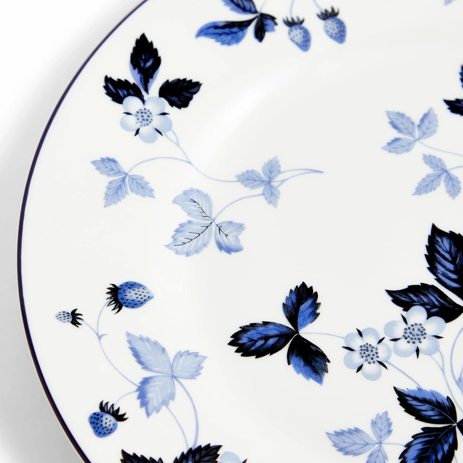 Wedgwood Wild Strawberry Inky Blue Plate 8.1in