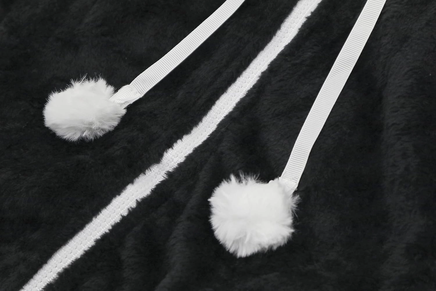 Women Cute Bunny Ear Long Sleeve Fuzzy Fluffy Rabbit Tops Sweatshirt Hoodie Jacket Coats