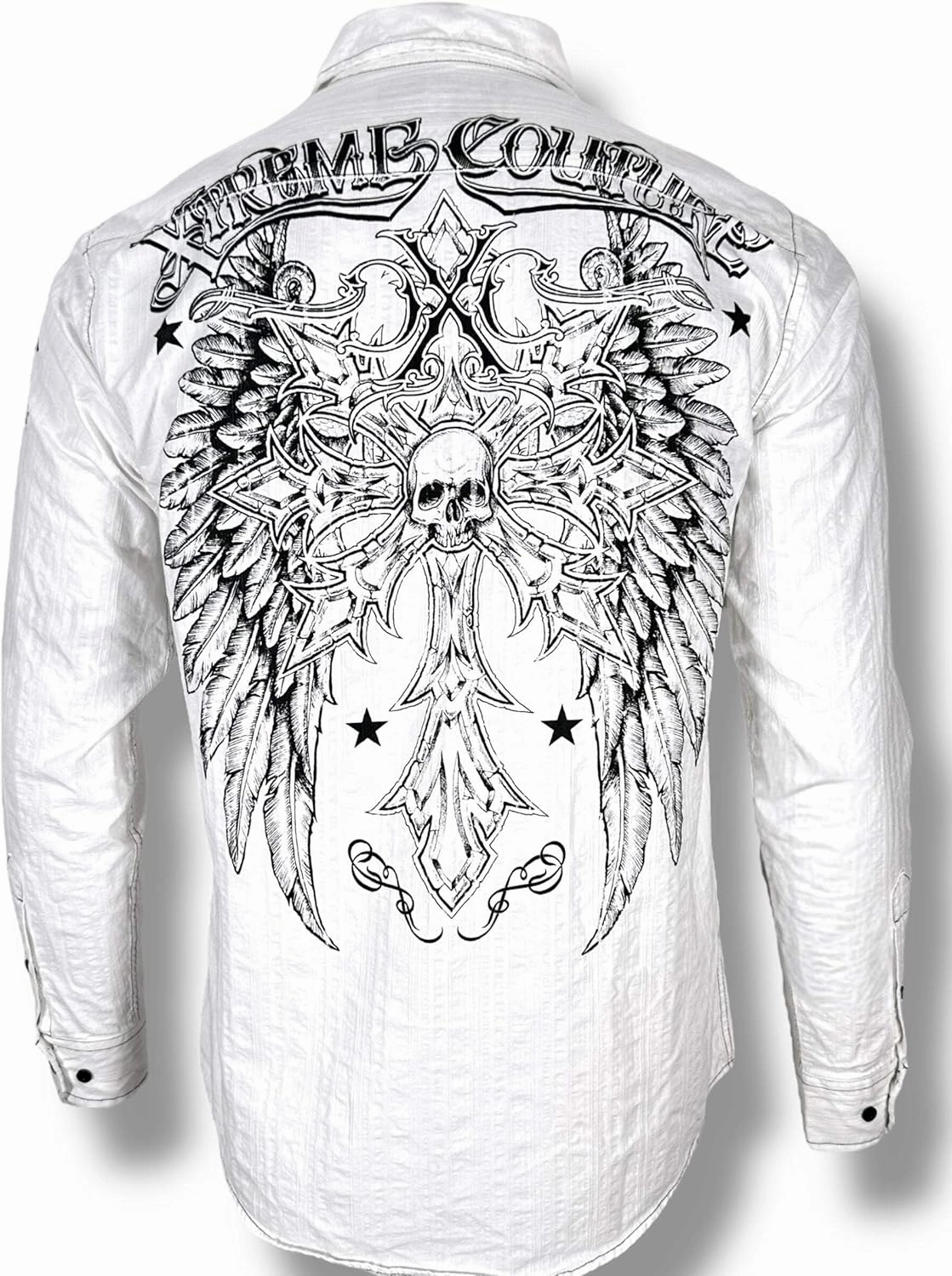 Xtreme Couture by Affliction Men's Button Down Shirt Spareten